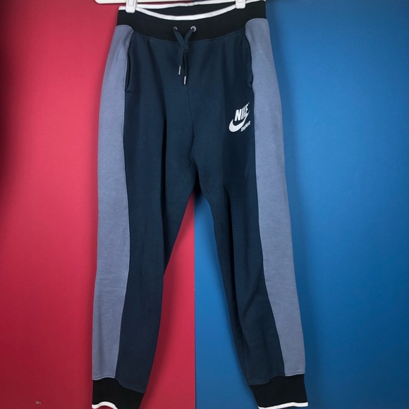 Nike Pants - Medium navy Nike sweatpants